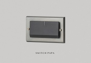 switchpapa鋅合金鈦銀框 適用Glatima WTGF5152螢光1開