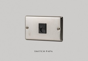 switchpapa不鏽鋼面板 弱電2164H單電話插座
